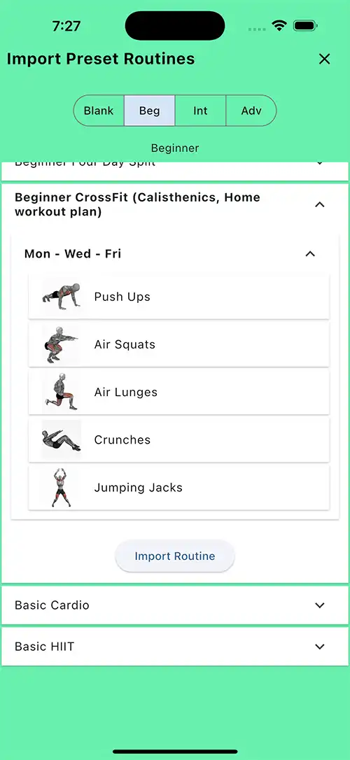 Beginner Crossfit