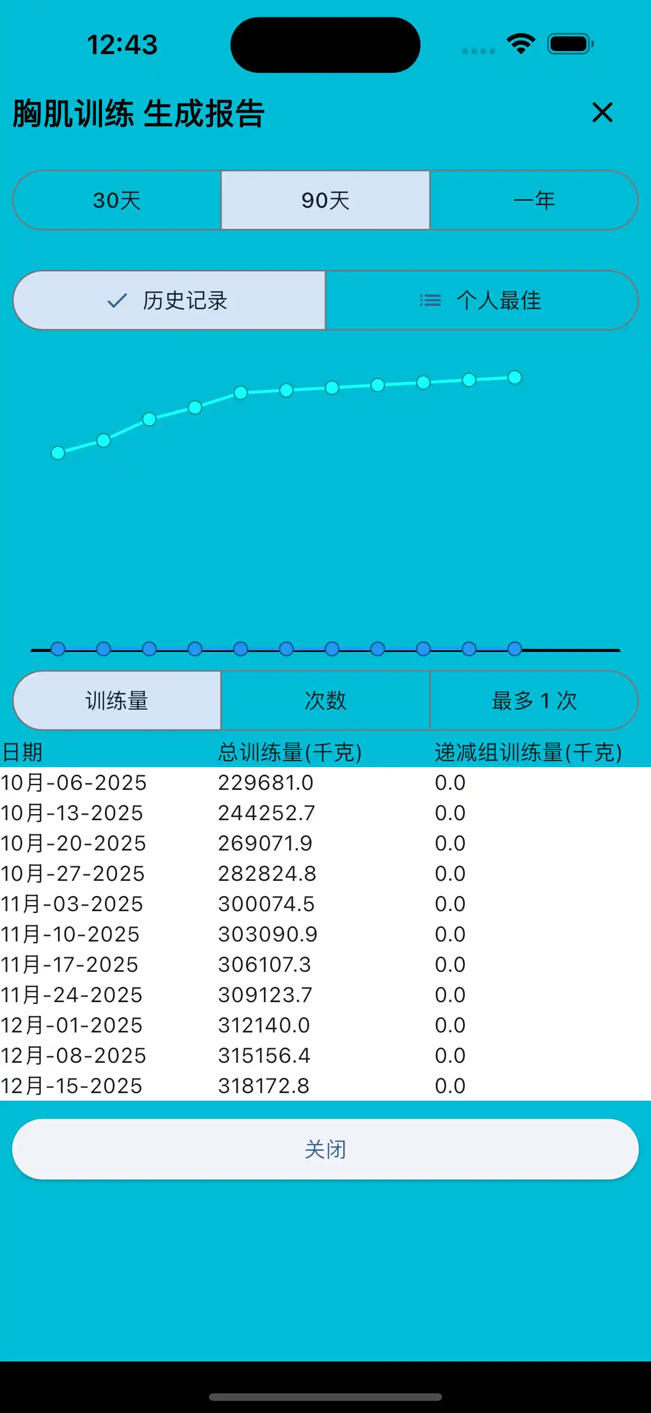 肌肉群报告手机端